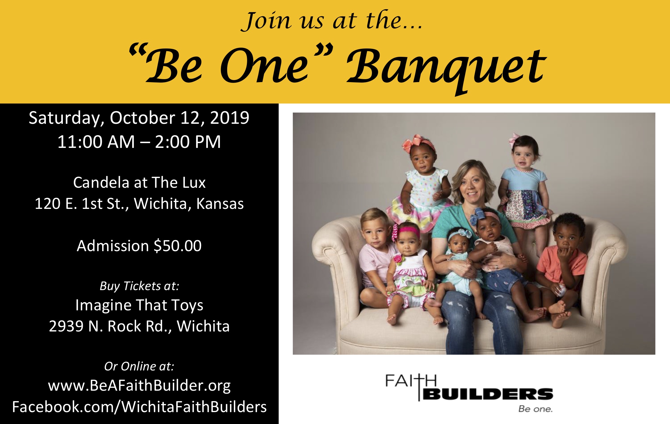 Be One Banquet Flyer